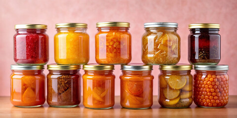 jars, preservation, marmalade, jam