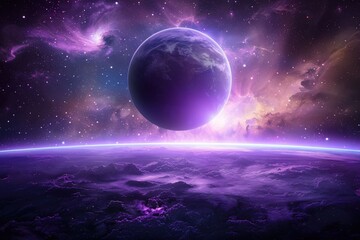 High-Quality Planet Or Space Background and 8k Wallpaper. Beautiful simple AI generated image in 4K, unique.