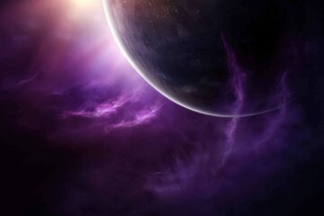 Cosmic Cataclysm. Sci-fi wallpaper. Beautiful simple AI generated image in 4K, unique.