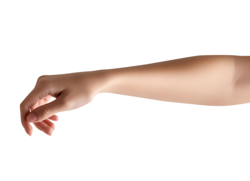 Space blank tattoo mock up on beige body. Clear skin ready for tatoo mockup. Creative art inking tattoos picture template closeup.