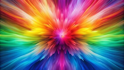 Vibrant abstract background featuring a stunning gradient rainbow of colors, blending seamlessly from soft pastels to bold bright hues, creating a mesmerizing visual effect.