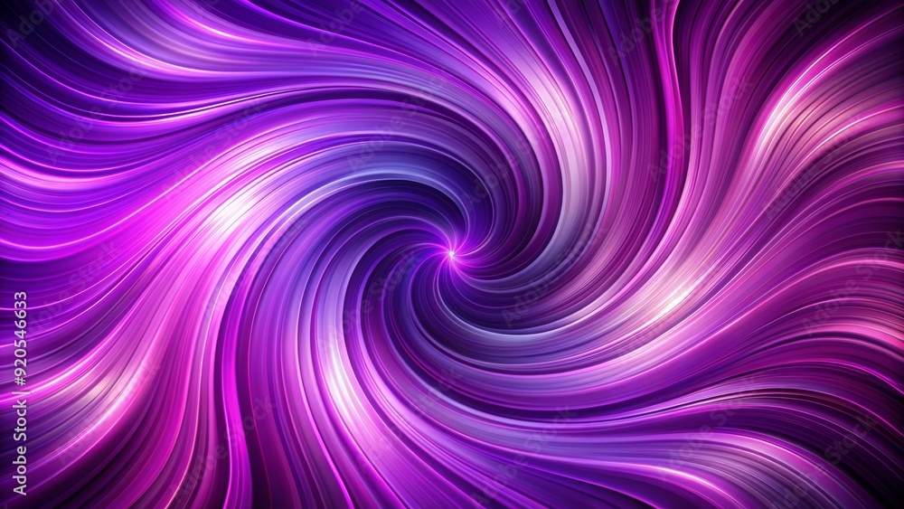 Poster vibrant purple abstract background featuring curved lines and shapes that swirl and twist, creating 