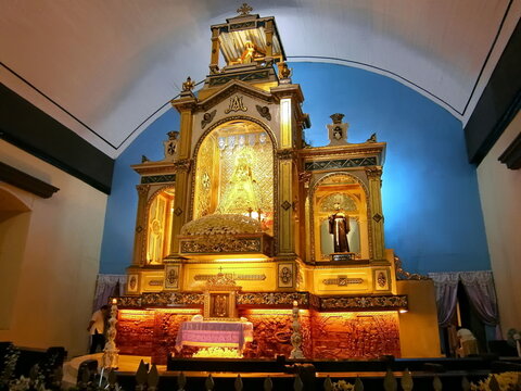 Basilica of Our Lady of the Rosary of Manaoag church, December 11, 2013 in Pangasinan province, Luzon. Philippines
