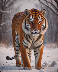 Obraz premium Portrait of a Tiger