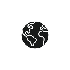 Globe world icon symbol vector illustration