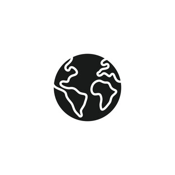 Globe world icon symbol vector illustration