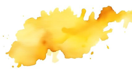 Obraz premium Yellow watercolor ring