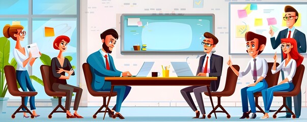 Business Team Meeting.