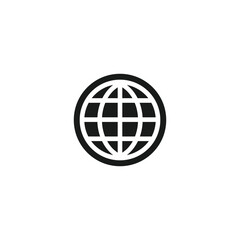Globe world icon symbol vector illustration