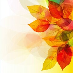 colorful fall foliage illustration, modern autumn texture art, seasonal abstract background, detailed fall leaves design, warm autumn visual, artistic autumn background, abstract fall pattern with cop