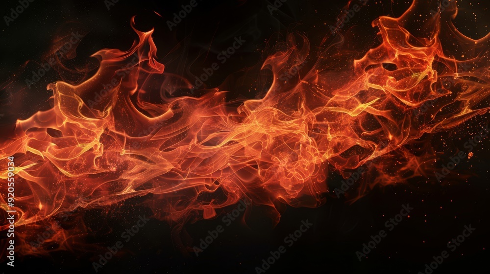 Poster vibrant flames with dynamic and captivating textures that are perfect for enhancing backgrounds and 