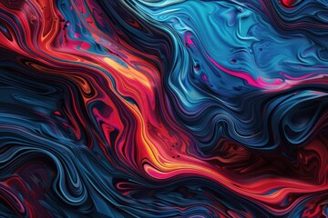 Obraz premium Three-dimensional naturalistic Abstraction with metal bends. Beautiful simple AI generated image in 4K, unique.