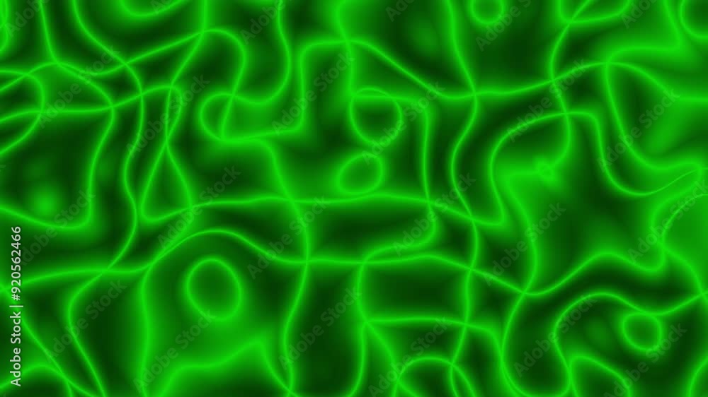 Poster glowing neon lines abstract tech futuristic motion background. seamless looping.