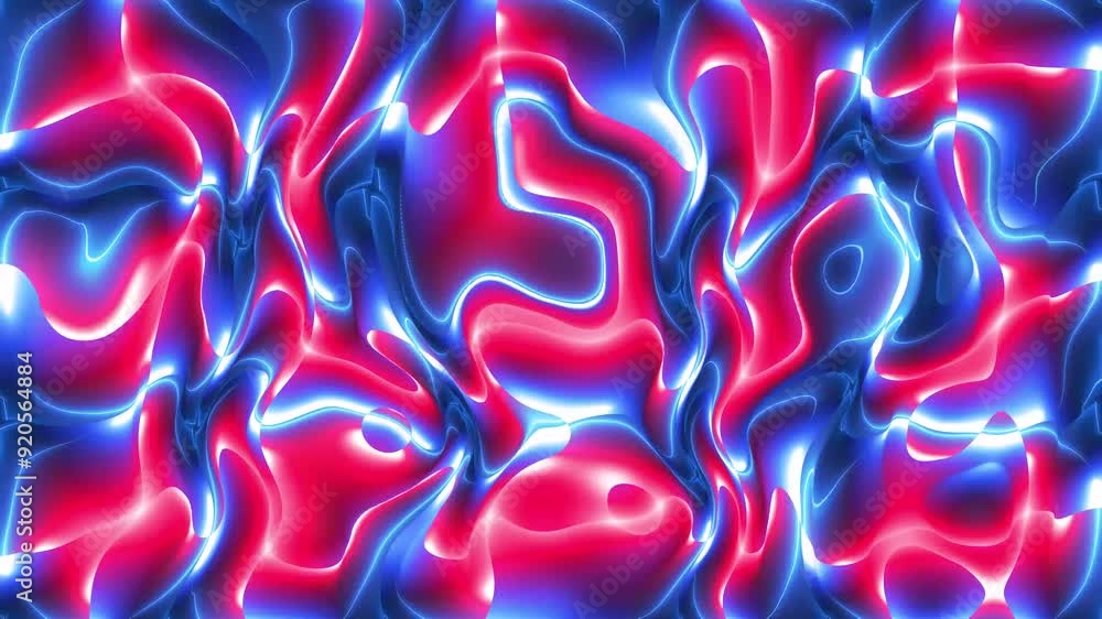 Aufkleber dynamic presentations with morphing shapes as topographic map - abstract line background