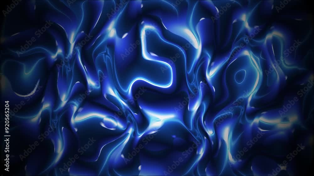 Aufkleber dynamic presentations with morphing shapes as topographic map - abstract line background