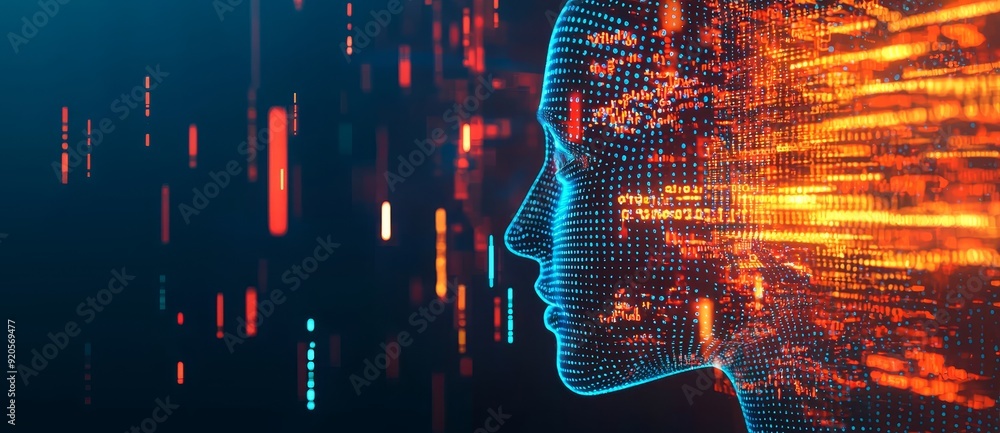 Poster by using text and deep learning technology, businesses analyze automated data and showcase it.