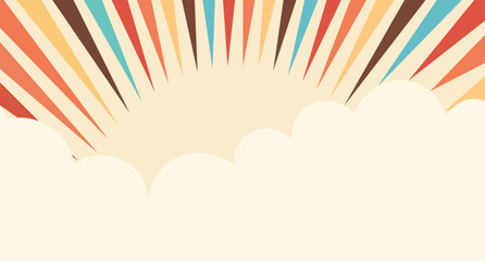 abstract line 1990's years design background vector art	
