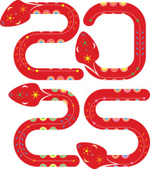 Chinese new year 2025 year of the Snake
