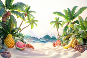 Obraz premium Tropical Haven