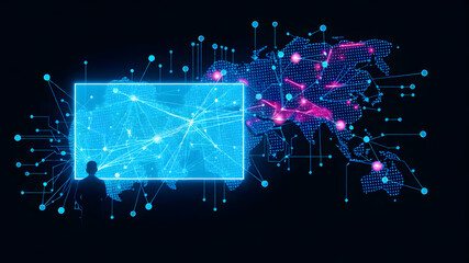 business people on the graph Financial chart background. market graphs.