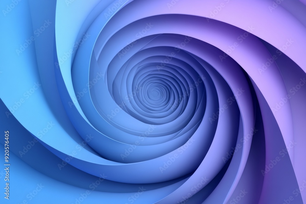 Poster an abstract and colorful illustration featuring a blue abstract background with geometric figures. b