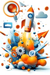 Abstract Rocket Launch Concept