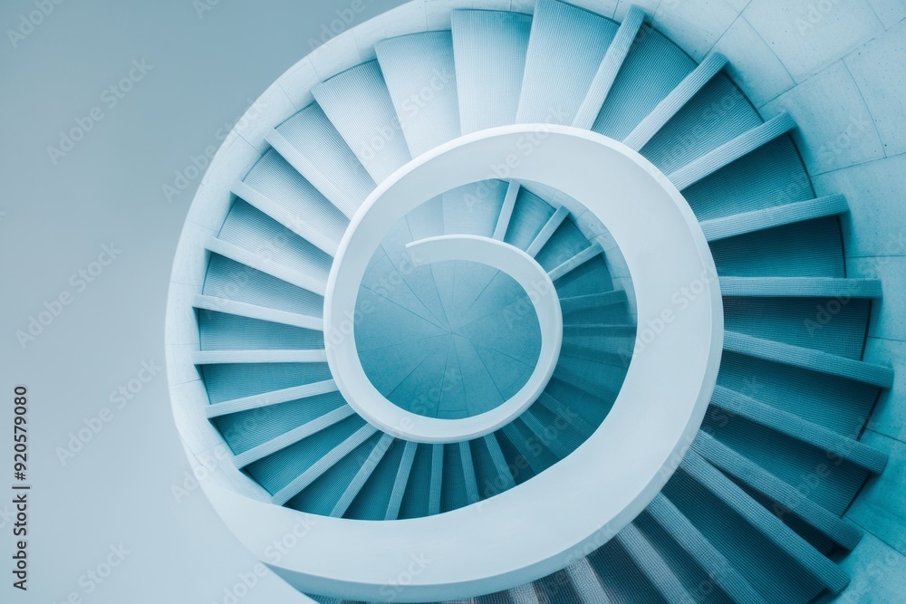 Poster design 3d illustration of an abstract architecture background