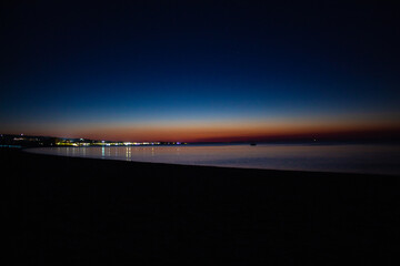 sunrise on the sea