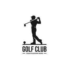Golf logo vector template illustration