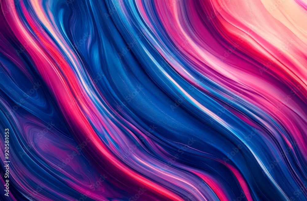 Poster the surface of a soap bubble is transformed into a beautiful psychedelic abstraction by the reflecti
