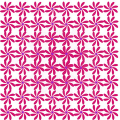 seamless pattern with pink flowers
