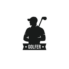Golf logo vector template illustration