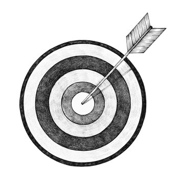 recommend clip art: Target png business illustration sticker, transparent background