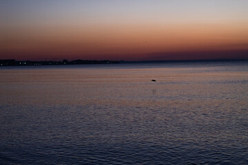 sunrise on the sea