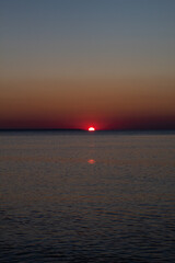 sunrise on the sea
