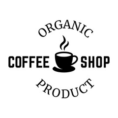 Coffee logo vector icon illustration hipster retro vintage