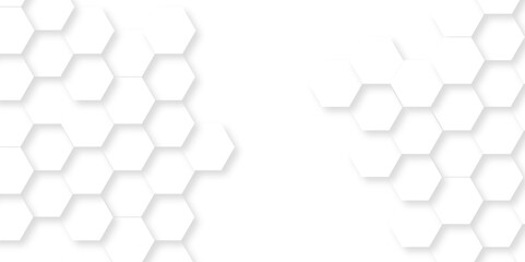 Background with hexagons. Abstract background with lines. white texture background. hexagon abstract background. Surface polygon pattern with glowing hexagon paper texture and futuristic business