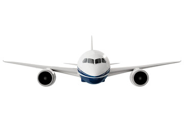 3D aircraft png clipart, realistic vehicle on transparent background