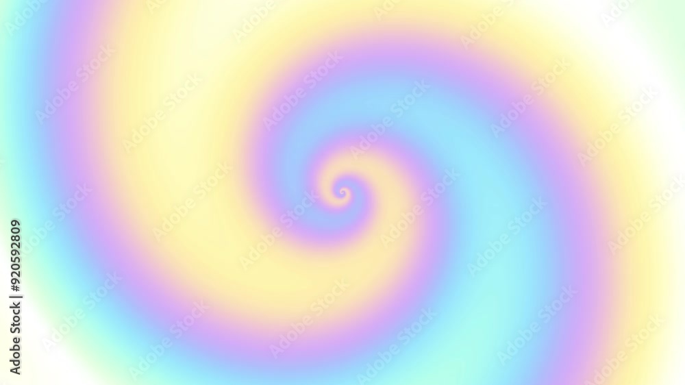 Poster Endless abstract spiral. Seamless looping footage 4k. Abstract loop background