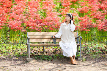 Naklejka premium 美しい日本女性