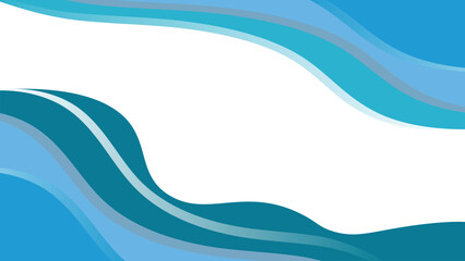 blue wave abstract background.