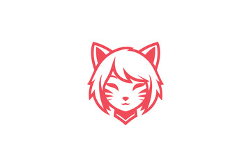 cute kitsune logo