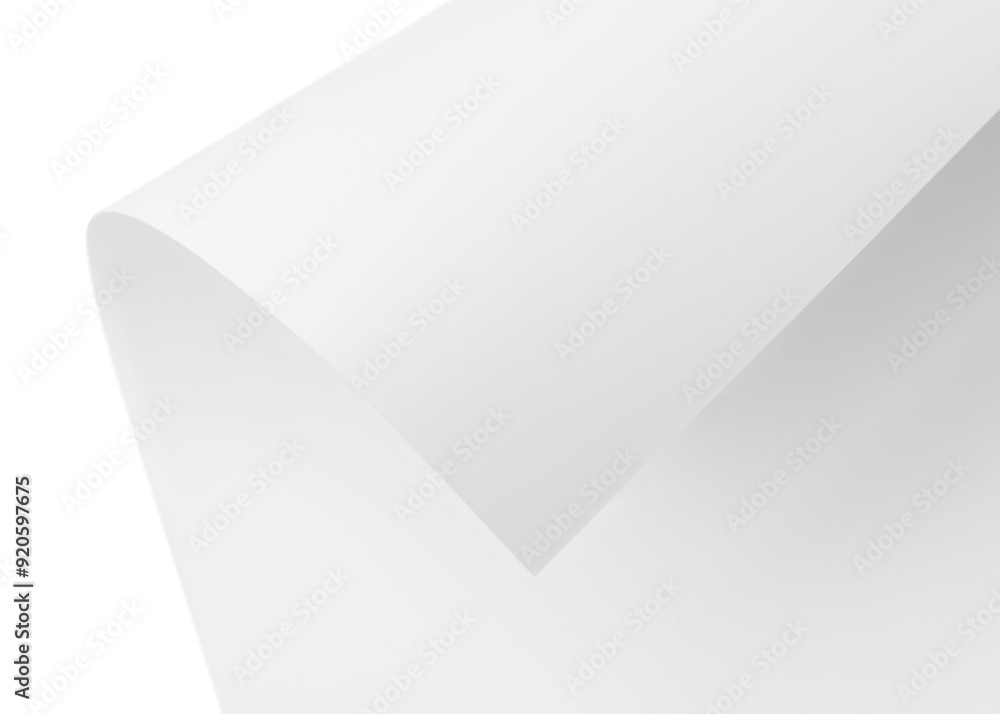 Poster white folded chart paper design element