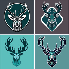 set of Deer Logo