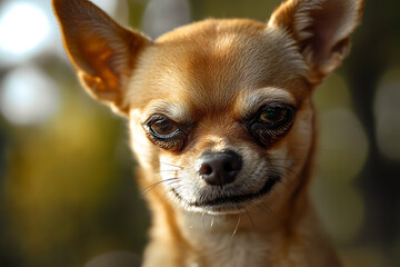 Chihuahua dog, with its characteristic small size and big personality