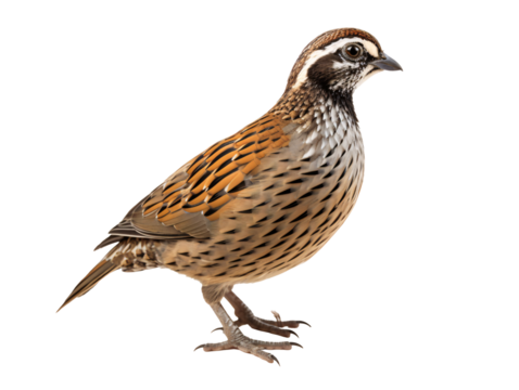 a bird standing on a white background