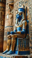 Ancient Egyptian Statue of a Pharaoh