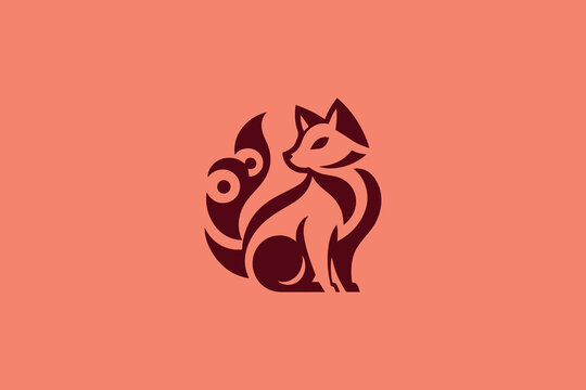 kitsune fox logo ready for sale