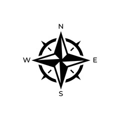 compass logo, icon, symbol design template