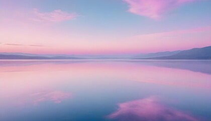 Obraz premium Dawn to Dusk: The Sun’s Journey Over Lake and Ocean with Reflections of the Sky